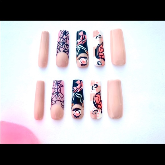 Anime Girl Press On Nails - Picture 6 of 12